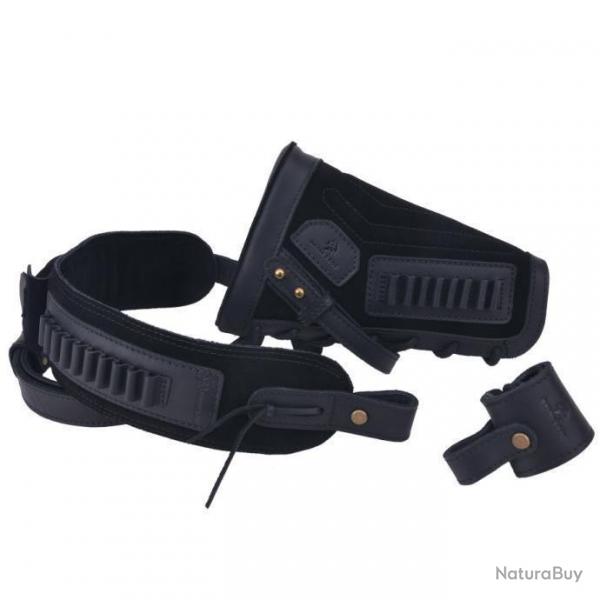Busc et bretelle pour droitier calibre 22lr - noir - LIVRAISON GRATUITE