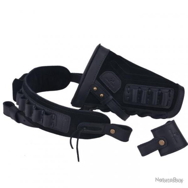 Busc et bretelle pour droitier calibre .308 - noir - LIVRAISON GRATUITE