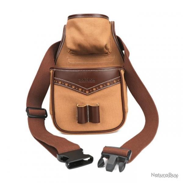 Sacoche  munitions en cuir en toile - LIVRAISON GRATUITE