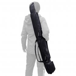 Étui souple pour fusil ou carabine en cuire et toile - 134cm - noir - LIVRAISON GRATUITE