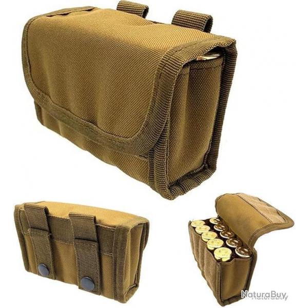 tui  munitions 10 emplacements pour calibre 12 - kaki - LIVRAISON GRATUITE