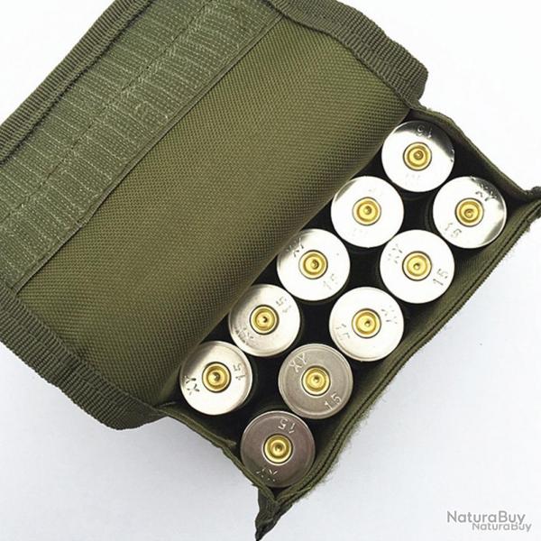 tui  munitions 10 emplacements pour calibre 12 - vert - LIVRAISON GRATUITE