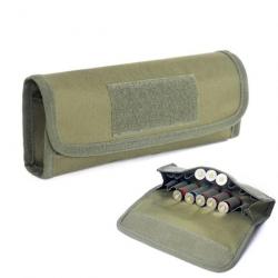 Étui à munitions 18 emplacements pour calibre 12 - vert - LIVRAISON GRATUITE