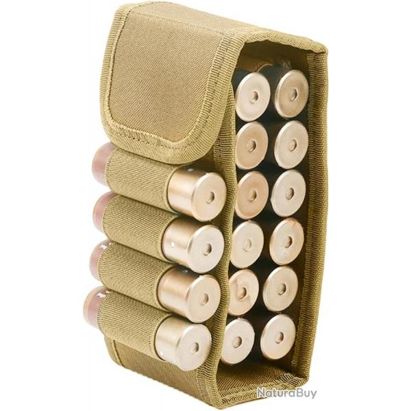 tui  munitions 16 emplacements pour calibre 12 - kaki - LIVRAISON GRATUITE