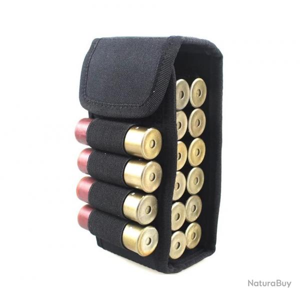 tui  munitions 16 emplacements pour calibre 12 - noir - LIVRAISON GRATUITE