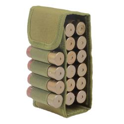 Étui à munitions 16 emplacements pour calibre 12 - vert - LIVRAISON GRATUITE
