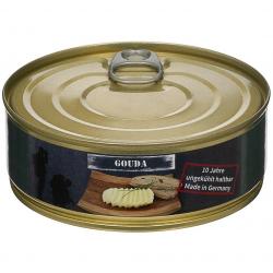 LOT DE 2 CONSERVES DE FROMAGE GOUDA CONSOMABLE JUSQU'EN JUILLET 2033