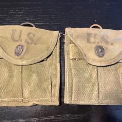 paire de pochettes USM1 reconditionnées par l'armée Française (anneau)
