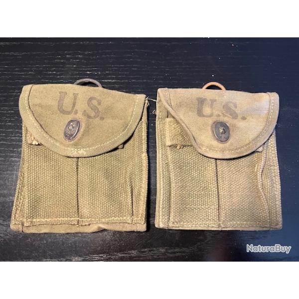 paire de pochettes USM1 reconditionnes par l'arme Franaise (anneau)