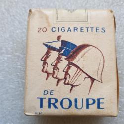 Paquet de cigarettes de troupe FRANCE, état neuf (16.M)