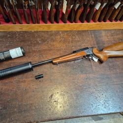 Carabine Kipplauf Thompson Center Cal 222 Rem + modérateur Schultz & Larsen
