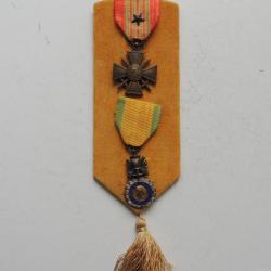 CROIX DE GUERRE 1939/1940 + MEDAILLE MILITAIRE / NOMINATIVE   à voir !!!