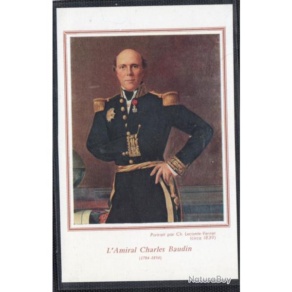 CPA-PHOTO -Portrait du L'Amiral Charles Baudin (1784-1854)Les collections  N3689