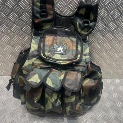 gilet annex veste tactique porte plastron paintball camouflage neuf