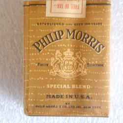 Paquet de cigarettes PHILIP MORRIS armée américaine (35.M)