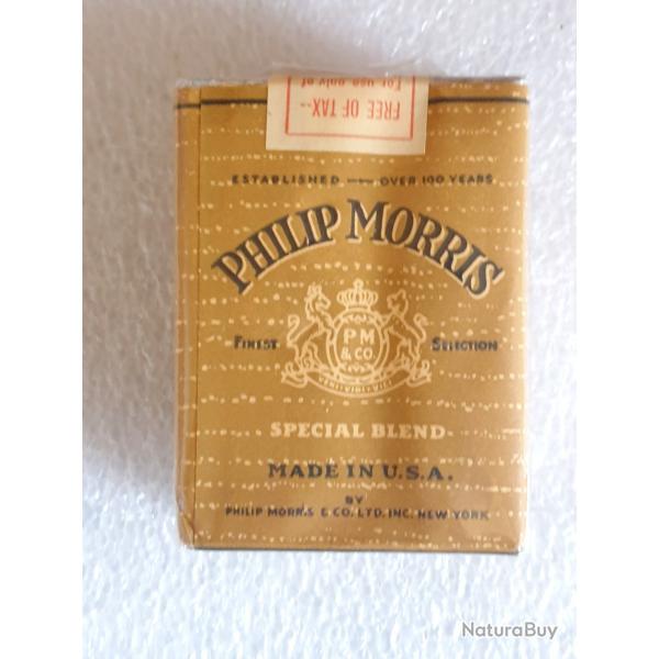 Paquet de cigarettes PHILIP MORRIS arme amricaine (35.M)