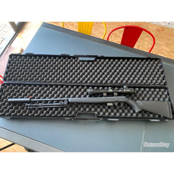 Vend une carabine Marque: Mossberg 817 plinkster Calibre 17hmr