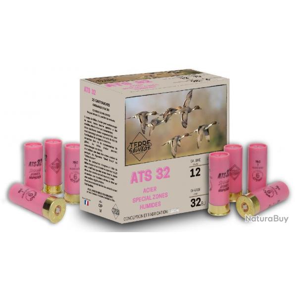 Cartouches ATS32 - Cal.12/70 - 32gr acier BJ - lot de 50 cartouches - HP - PRIX MINI