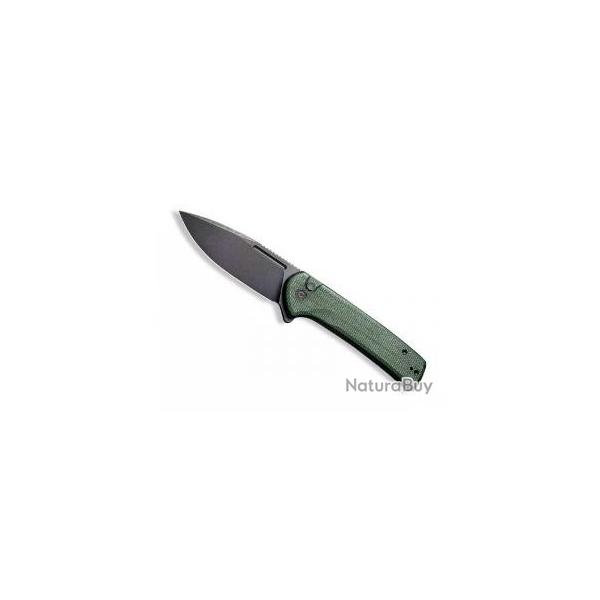 Couteau civivi CONSPIRATOR lame acier Nitro-V finition  blackwash avec flipper +pochette
