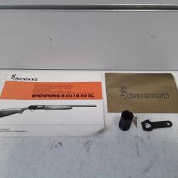 Choke full Browning B80 cal.12 + cle + notice