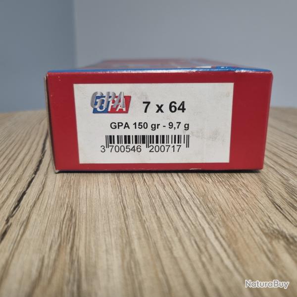 MUNITIONS GPA 7x64 150gr