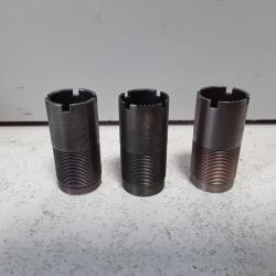 Lot de 3 chokes Yildiz cal.12 full, 1/2, lisse