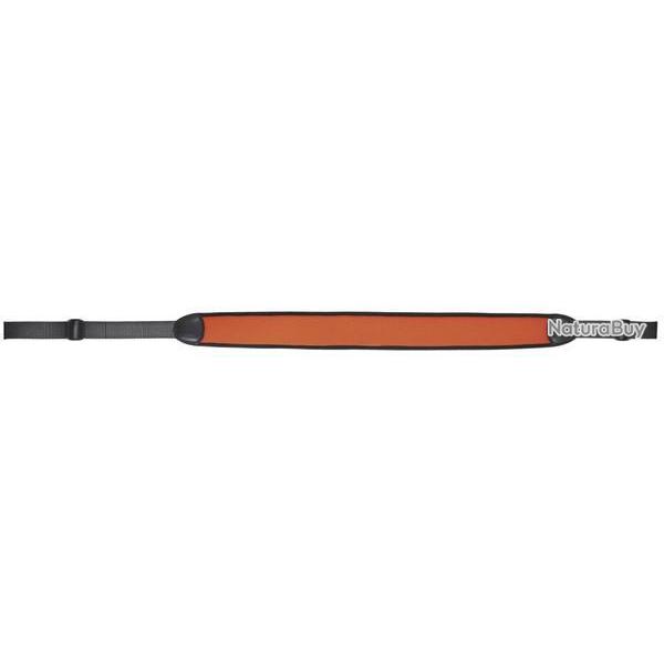 Destockage ! BRETELLE PLATE PISTEURS NOPRNE ORANGE ATTACHES NON FOURNIES