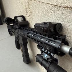 Réplique M4 G101 NOVESKE NoirDouble Eagle GBBR MK68 Custom