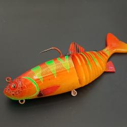 Leurre souple Fox rage replicant jointed europêche atomic perch 18cm