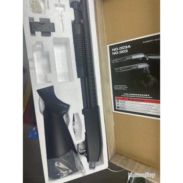 Fusil  pompe type m500 6 mm airsoft