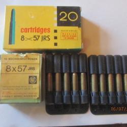 40 Cartouches(balles) Cal 8x57JRS