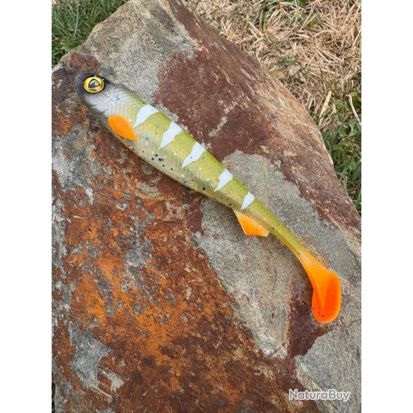 Leurre souple Fox rage Slick Shad 11cm europche creamy EXCLUSIF