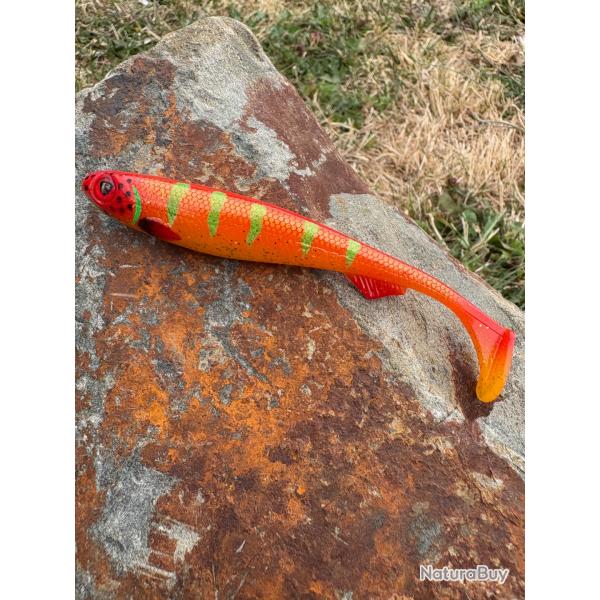 Leurre souple Fox rage Slick Shad 11cm atomic perch EXCLUSIF