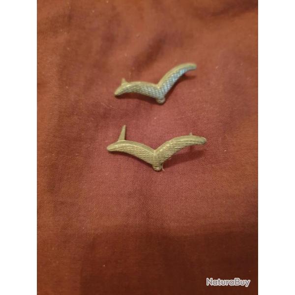 Paire de Mouettes Allemand pour pattes de col   A25