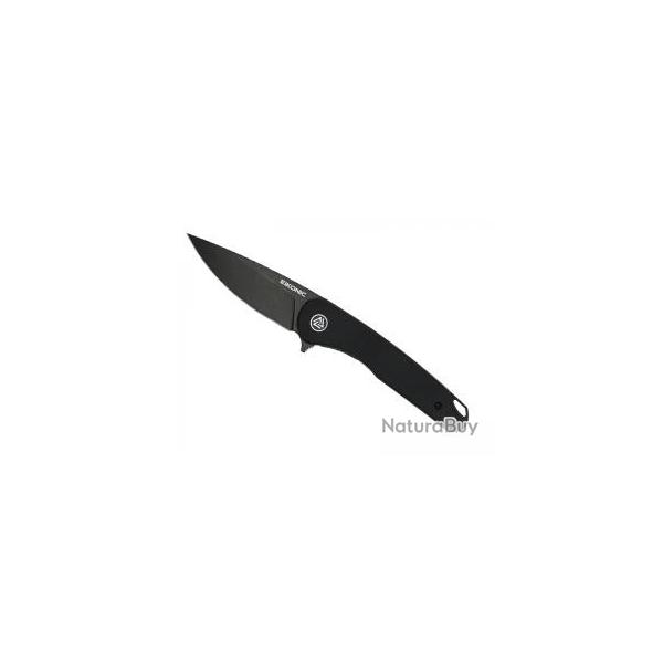 Couteau Eikonic DROMAS lame acier D2 revtement PVD noir