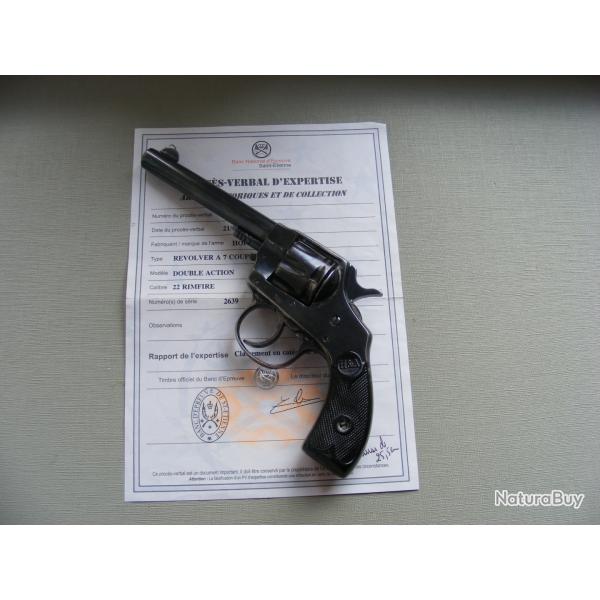 Rare petit HOPKINS & ALLEN 7 coups en calibre 22 rimfire