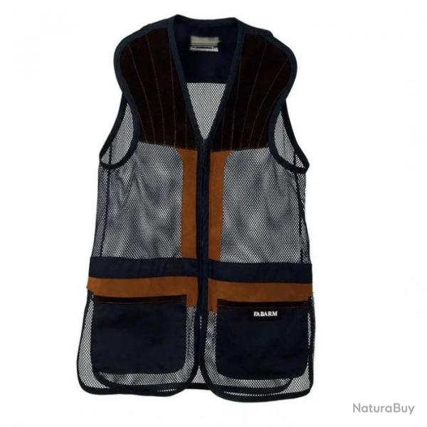Gilet de tir Fabarm Superlative Summer - Ambidextre - Bleu transparent / L