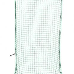 Filet vert en polypropylène pour remorque 3x2 m avec corde élastique - Sécurité transport
