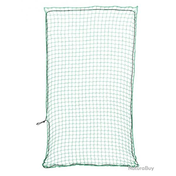 Filet vert en polypropylne pour remorque 4x2 m avec corde lastique - Scurit et maintien