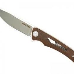 Couteau Eikonic APERTURE marron lame acier D2 satiné