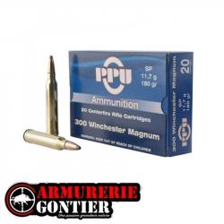 munitions PRVI PARTIZAN 300 Win Mag 180grains 11.7g Soft Point