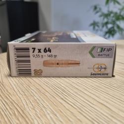 MUNITION SAUVESTRE FIP BATTUE 7x64 148gr