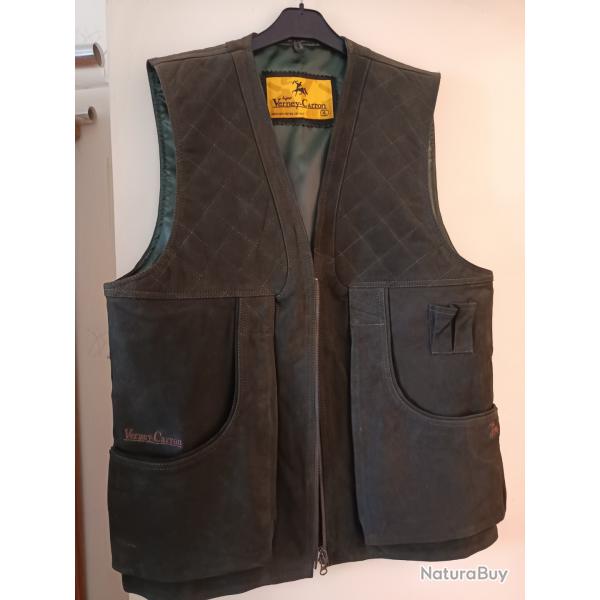 gilet cuir verney carron
