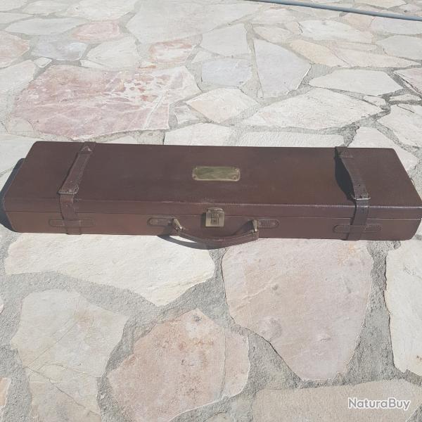 boite en cuir pour carabine ou fusil