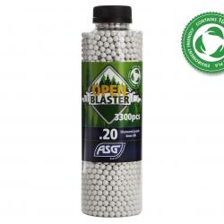 Bille biodégradable Open blaster 0.20g en pot de 3300 billes | ASG (0000 3792) - Airsoft
