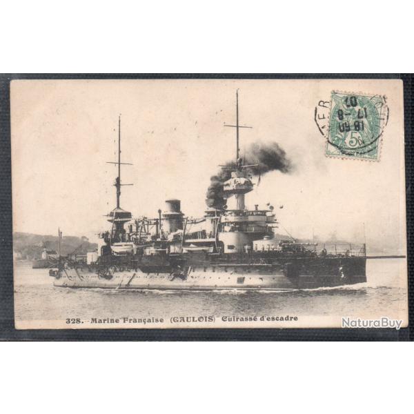 CPA - Marine Franaise "GAULOIS " Cuirasse d'escadre -N3228