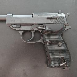 PISTOLET P38 BYF 44 CALIBRE 9 X 19 AVEC ETUI (ALGERIE)
