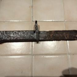 Poignée de baïonnette Erzats Allemande en métal pour mauser 98