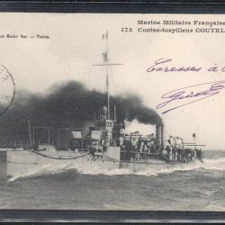 CPA - Marine Militaire Française - Contre - Torpilleur " COUTELAS " - N°3341