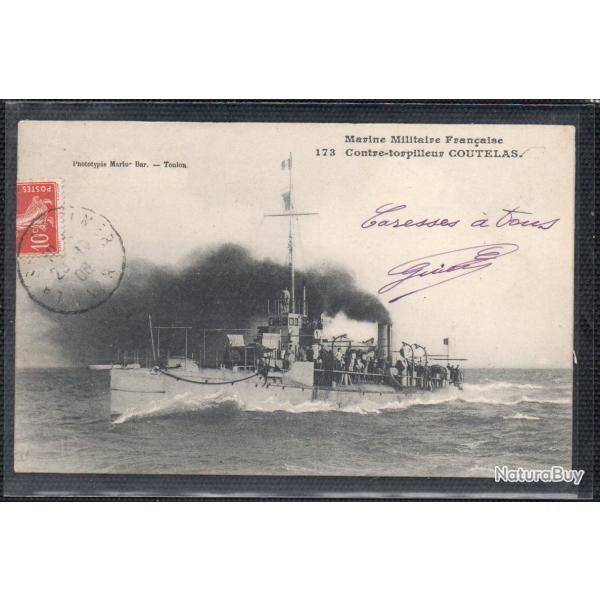 CPA - Marine Militaire Franaise - Contre - Torpilleur " COUTELAS " - N3341